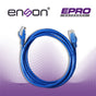 PATCHCORD UTP ENSON P6A009 CAT6A 90CM AZUL SERIE EPRO 100-II 100 POR CIENTO C...