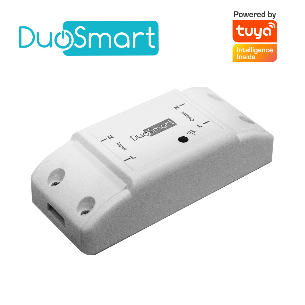 INTERRUPTOR DE CORRIENTE INTELIGENTE DUOSMART B10 CON FUNCION ON/OFF WIFI 2.4 GHZ COMPATIBLE CON ALEXA GOOGLE HOME Y APP