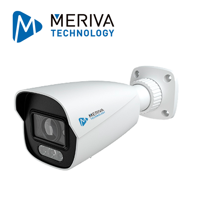 CAMARA IP BULLET MERIVA TECHNOLOGY MOB400UC-FR / 4MP / H.265+ / 2.8MM / ULTRA COLOR AI ISP / RECONOCIMIENTO FACIAL EMBEB