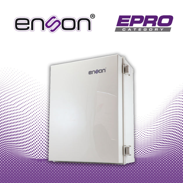 GABINETE TIPO NEMA ENSON ENS-PCE3040 DE POLYESTER 400X300X180MM IP66 / NEMA4 IDEAL PARA INSTALACION Y RESGUARDO DE EQUIP