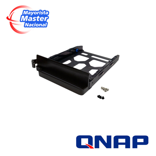 QNAP TRAY-35-NK-BLK04 BLACK HDD TRAY V4 FOR 3.5" AND 2.5" DRIVES WITHOUT KEY LOCK, BLACK, PLASTIC WITH 6 X SCREWS FOR 2.