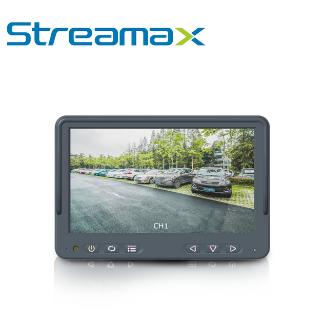 MONITOR MOVIL STREAMAX MDP7S / 7 PULGADAS / CONECTOR DIN 4 PINES / ALTURA AJUSTABLE / FUNCIONA SOLO PARA VISUALIZACION /