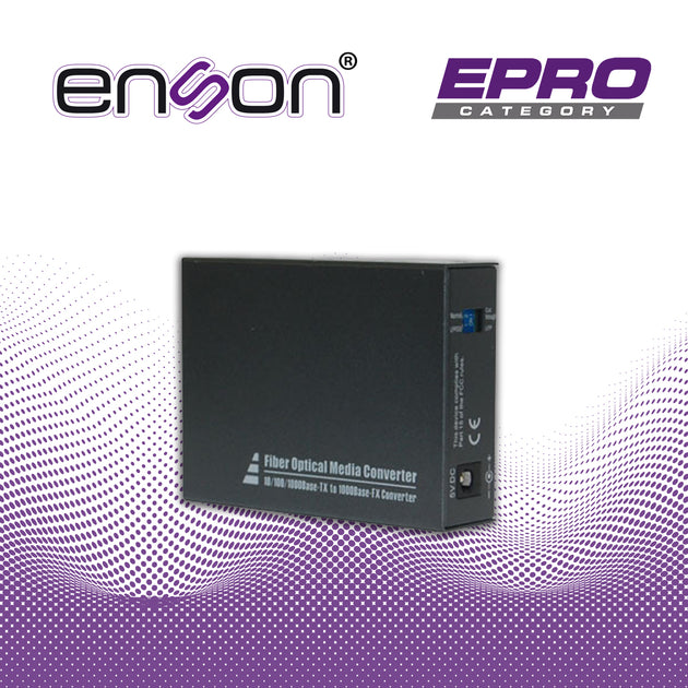 CONVERTIDOR DE FIBRA ENSONDC 100 SFP 10/-MC100SFP 10/100/1000 SFP/UTP PARMC100SFP FUENTES DE PODER Y SISTEMAS DE FIBRA