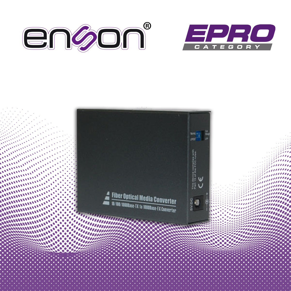 CONVERTIDOR DE FIBRA ENSONDC 100 SFP 10/-MC100SFP 10/100/1000 SFP/UTP PARMC100SFP FUENTES DE PODER Y SISTEMAS DE FIBRA