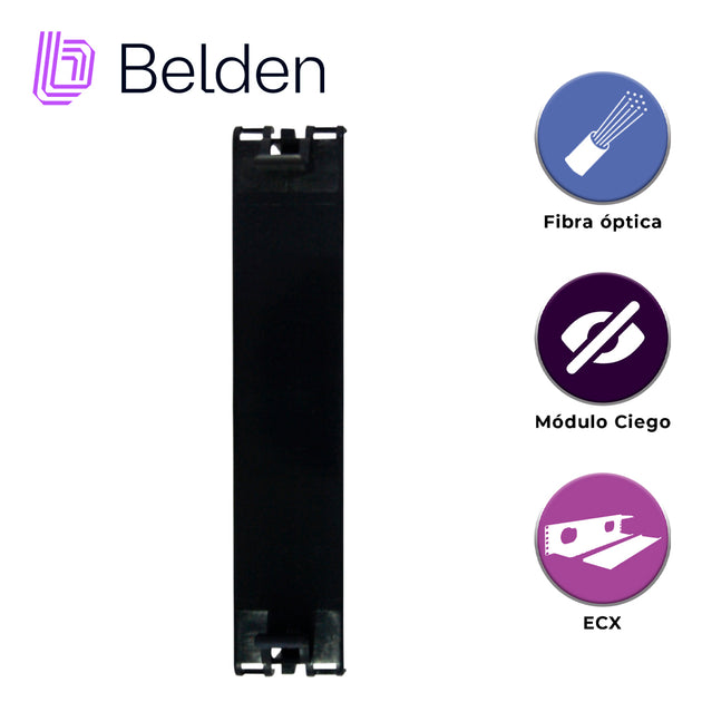 PLACA CIEGA FX ECX BELDEN FFZX00BB / FIBEREXPRESS