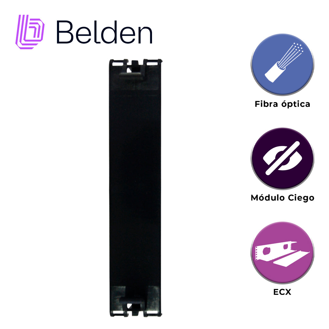 PLACA CIEGA FX ECX BELDEN FFZX00BB / FIBEREXPRESS