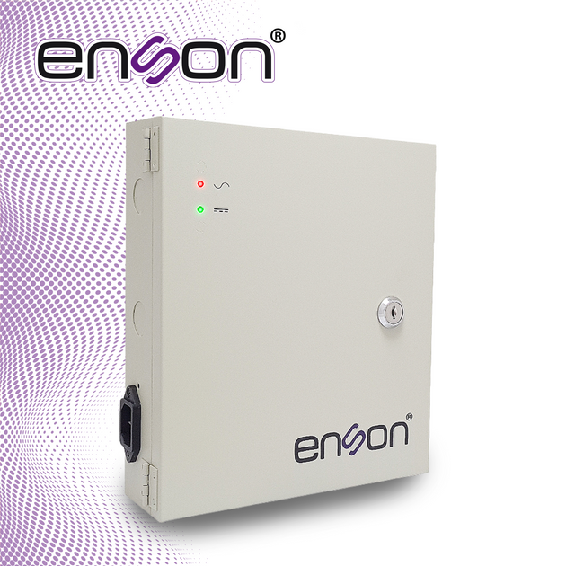 FUENTE DE PODER TIPO CAJA ENSON PSB-1218 12VDC 10A 18 CANALES DE 0.5A CADA UNO IDEAL PARA CCTV Y CONTROL DE ACCESO