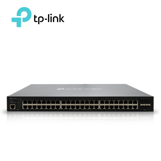 SWITCH ADMINISTRABLE TP-LINK SG3452P / 48 PUERTOS RJ45 POE AF/AT 10/100/1000 MBPS + 4 PUERTOS GIGA SFP / POTENCIA POE TO