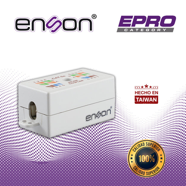 COPLE UTP ENSON EPRO-INCOP5E HILO A HILO CAT5E IDEAL PARA UNIR DE DOS SEGMENTOS DE CABLE UTP SIN TERMINAR, REQUIERE REMA