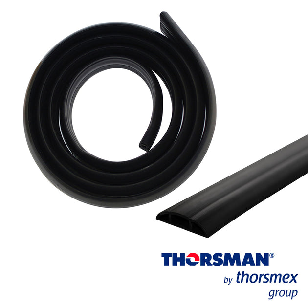 FLEXIDUCTHO THORSMAN 9300-01254 ROLLO 2.5MTS, COLOR NEGRO, RESISTENCIA A LA HUMEDAD Y ATMOSFERA CORROSIVA, RESISTENCIA H