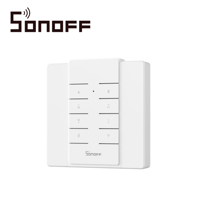 CONTROL REMOTO RF SONOFF RM433R2 / INALAMBRICO COMPATIBLE CON RF433MHZ / PERMITE ACTIVAR HASTA 8 DISPOSITIVOS / ACTIVA V