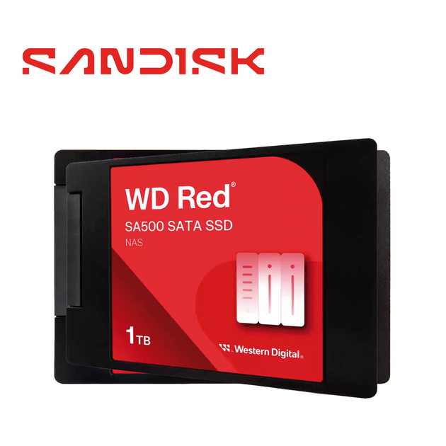 SSD WESTERN DIGITAL SERIE RED WDS100T1R0A 1TB SATA III 6 GB/S FF 2.5” TBW 350