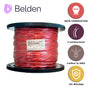 CABLE DE SEGURIDAD Y SONIDO BELDEN 5000UE 0021000 / INTERIOR / ROJO / 2 CONDU...