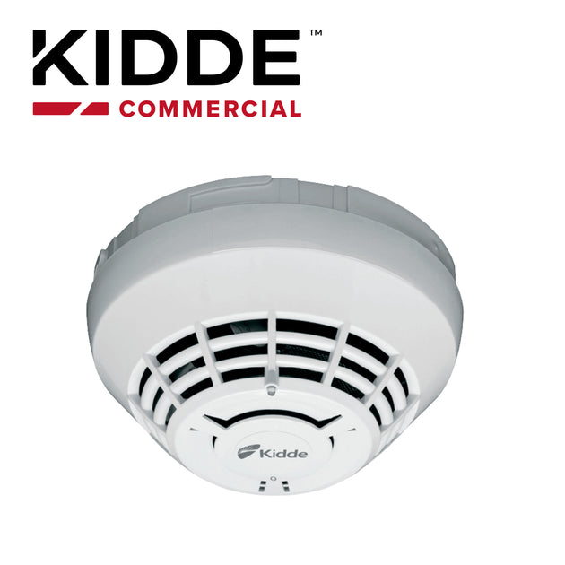 DETECTOR DIRECCIONABLE KIDDE KI-OSD DE HUMO ÓPTICO MULTICRITERIO, LISTADO UL / ULC / INCLUYE BASE ESTANDAR KI-SB