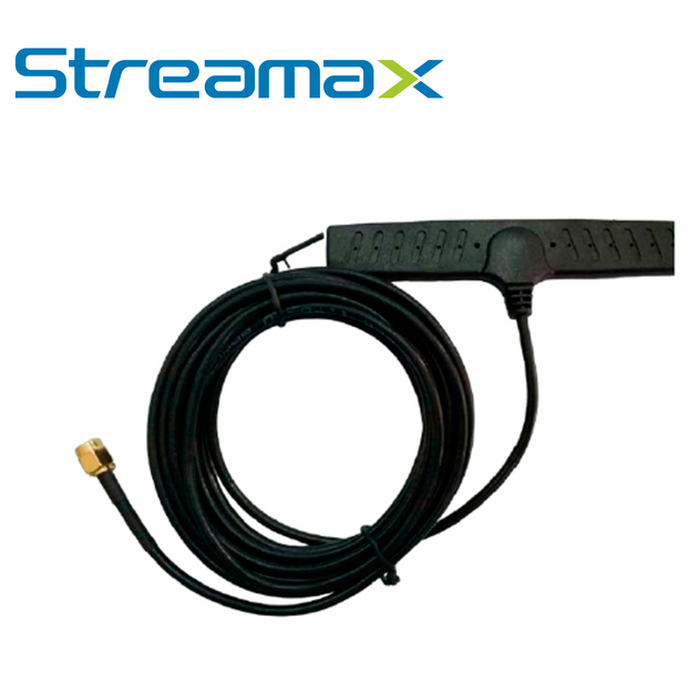 ANTENA PARA MODULO GSM STREAMAX ANTENA 4G / CONECTOR RF TIPO SMA-J3 / ESTANDARES 2G-3G-4G / POLARIZACION LINEAL / ANGULO