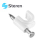 GRAPAS DE PLASTICO BLANCAS STEREN GRA960B / BOLSA CON 50 PZS/ ESPECIAL PARA S...