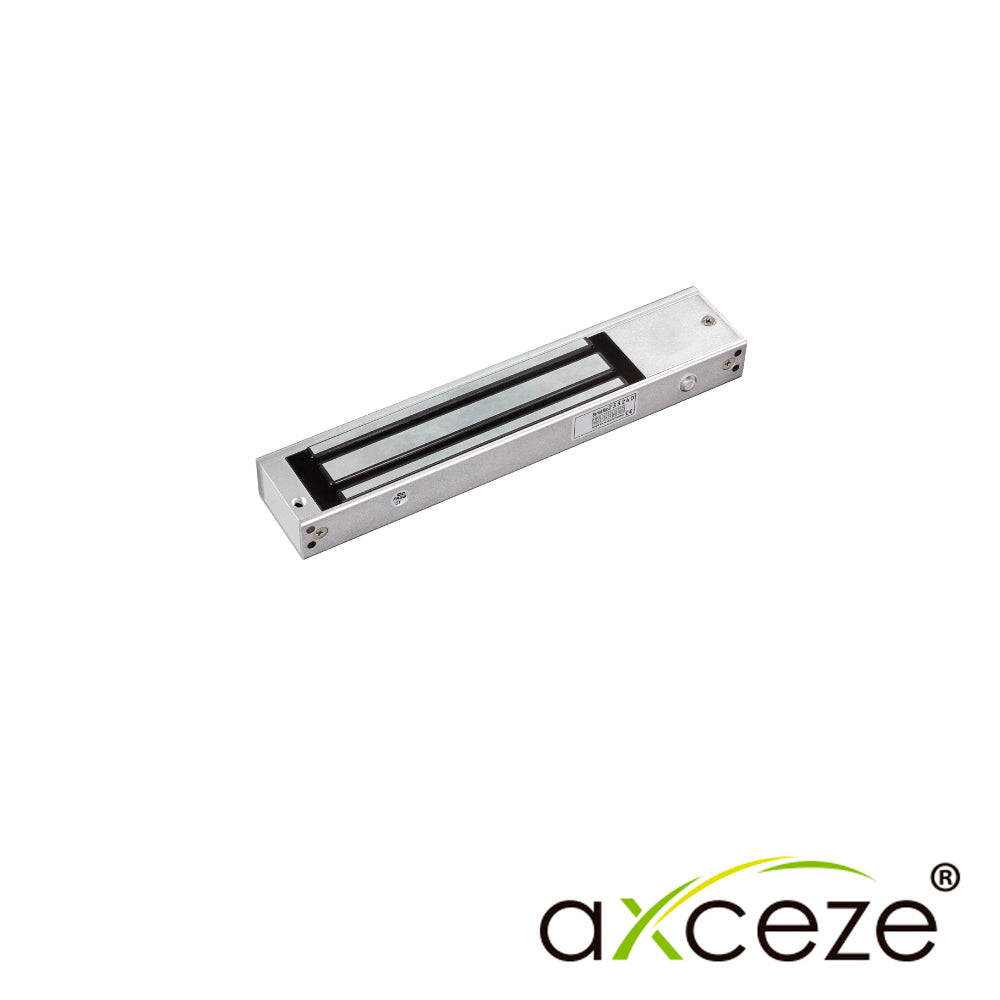 CHAPA MAGNETICA ELECTROIMAN AXCEZE AX-M620T CON TEMPORIZADOR QUE PERMITE EL RETARDO DEL CIERRE FUERZA DE 600LBS COMPATIB