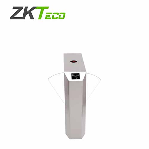 TORNIQUETE TIPO ALETA DE ACRILICO TRANSPARENTE ALTURA DE MEDIO CUERPO ZKTECO FBL220 BIDIRECCIONAL BAJO CONSUMO ACERO INO