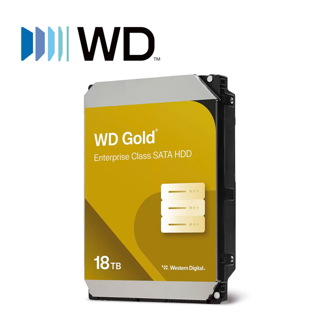 DD DISCO DURO 18TB WD181KRYZ WD GOLD 3.5 SATA3 6GB/S 256MB 7200RPM 24X7 HOTPLUG P/NAS/NVR/SERVER