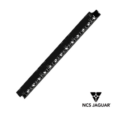 ORGANIZADOR VERTICAL P/RACKS O GABINETES CABLE NCS JAGUAR NCS-VOP-45 45 UR CON PEINES DE POLICARBONATO TAPA REMOVIBLE Y 
