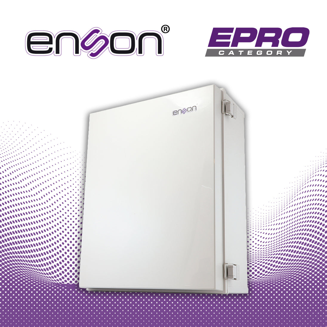 GABINETE TIPO NEMA ENSON ENS-PCE4050 DE POLYESTER 500X400X200MM IP66 / NEMA4 IDEAL PARA INSTALACION Y RESGUARDO DE EQUIP