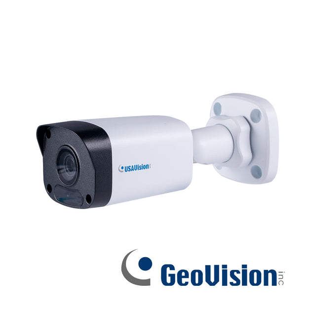 CAMARA IP BULLET GEOVISION UA-B40004F / 4MP / H265 / LENTE FIJO 4 MM / CARCASA METALICA / SUPER LOW LUX / IR 30M / ONVIF