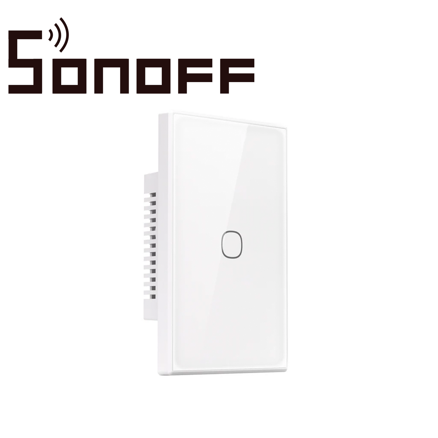APAGADOR DE PARED TOUCH TX GEN2 SONOFF T6-1C-120M / 1CH ON/OFF INALAMBRICO / WIFI 2.4GHZ / COLOR BLANCO / MATTER COMPATI