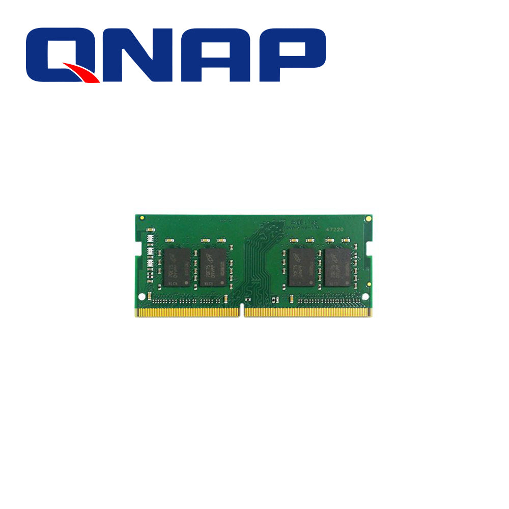 MEMORIA RAM QNAP 32GB RAM-32GDR4ECP0-SO-2666 DDR4 2666 MHZ SO-DIMM P0 VERSION PARA NAS COMPATIBLES QNAP