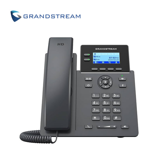 TELEFONO IP GRADO CARRIER GRANDSTREAM GRP2602G / 2 LINEAS SIP / 4 CUENTAS / PANTALLA LCD / CONFERENCIA DE 5 VIAS / 2 PUE