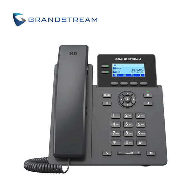 TELEFONO IP GRADO CARRIER GRANDSTREAM GRP2602G / 2 LINEAS SIP / 4 CUENTAS / PANTALLA LCD / CONFERENCIA DE 5 VIAS / 2 PUE