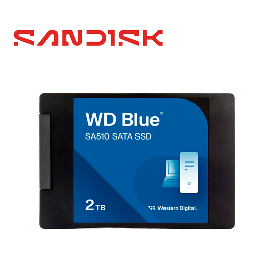 SSD WD SERIE BLUE WDS200T3B0A2 / 2 TB SATA III DE 6 GB/S / FF 2.5 PULGADAS / RESISTENCIA TBW 500
