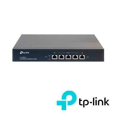 ROUTER BALANCEADOR DE CARGA / TP-LINK TL-R480T+ / 1 PUERTO WAN / 1 PUERTO LAN / 3 PUERTOS WAN/LAN / VELOCIDAD DE 10/100 
