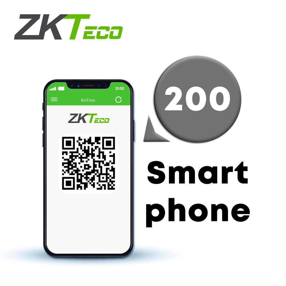 LICENCIA BIO CVSECURITY MODULO DE APLICACION MOVIL ZKCV-APP-EMP-P200 PARA 200 CUENTAS DE EMPLEADOS EN SMARTPHONES ANDROI