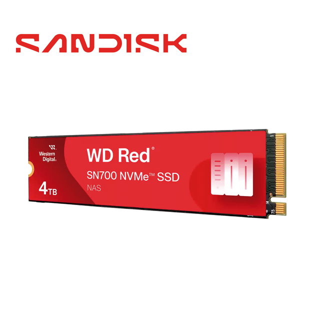 SSD WESTERN DIGITAL WD RED WDS400T1R0C / 4TB NVME PCIE DE 3RA GENERACION 3400 MB/S