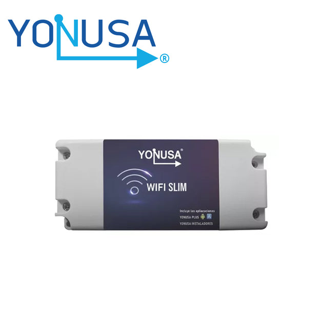 MODULO WIFI SLIM 2.4 GHZ / COMPATIBLE CON ENERGIZADORES YONUSA / ALIMENTACION 12V 1A / RELEVADOR 120 VAC 10A / FUNCION D