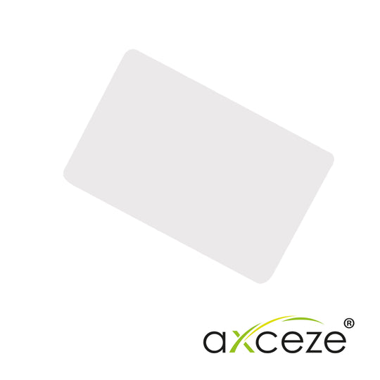 TARJETA DE PROXIMIDAD AX-IDB DELGADA 125KHZ SIN CODIGO IMPRESO COLOR BLANCO PARA IMPRESION