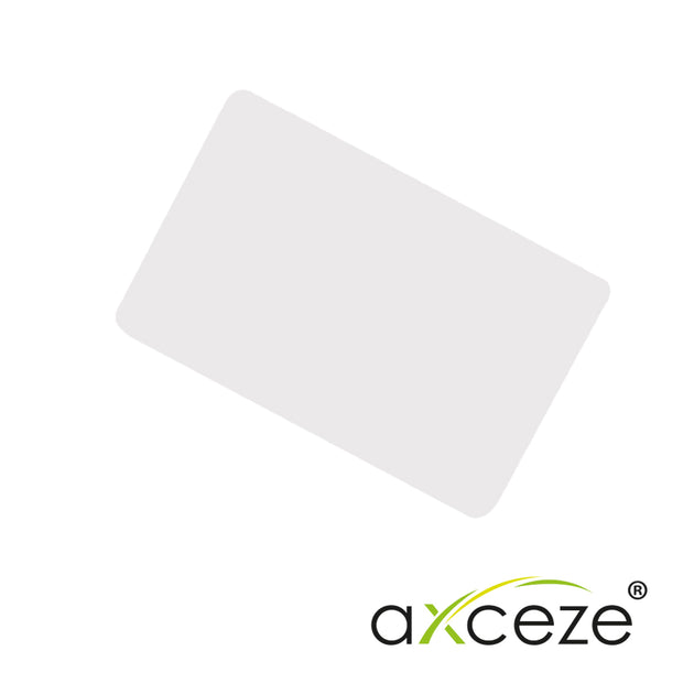 TARJETA DE PROXIMIDAD AX-IDB DELGADA 125KHZ SIN CODIGO IMPRESO COLOR BLANCO PARA IMPRESION