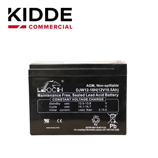 BATERIA DE RESPALDO 12V10A DE ALTA DENSIDAD ENERGETICA Y BAJO MANTENIMIENTO 12V 11AH VIGILANT IDEAL PARA LOS PANELES VS1