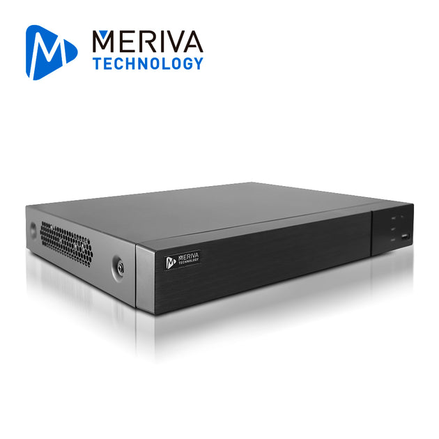 DVR MERIVA TECHNOLOGY MXVR-6108A HD H.265 12 CANALES 5MP 8CH BNC + 4CH IP/SALIDA HDMI (1080P) + 1 VGA (1080P) + BNC SIMU