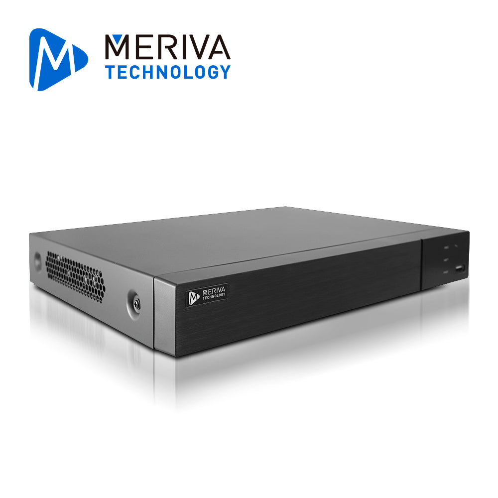 DVR MERIVA TECHNOLOGY MXVR-6108A HD H.265 12 CANALES 5MP 8CH BNC + 4CH IP/SALIDA HDMI (1080P) + 1 VGA (1080P) + BNC SIMU