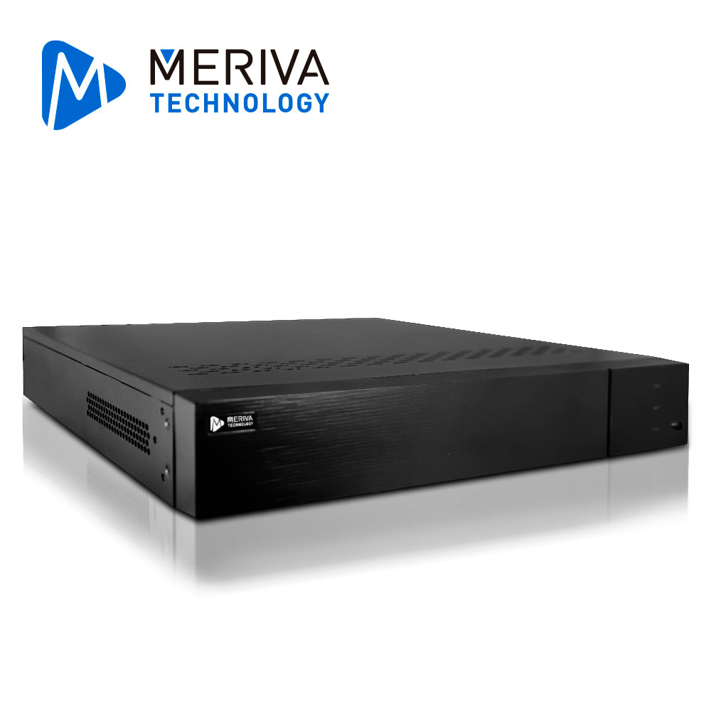DVR MERIVA TECHNOLOGY MXVR-6432A HD H.265 40 CANALES 5MP PENTA HIBRIDO 32CH BNC / 8CH IP / SALIDA HDMI (1080P) + 1 VGA +