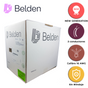 CABLE DE ALARMA CONTRA INCENDIOS BELDEN 5220UL 002U1000 / INTERIOR / ROJO / 2...