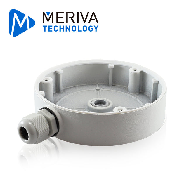 CAJA DE CONEXIONES REDONDA MERIVA TECHNOLOGY MVA-JB0206 / MONTAJE EN PARED O TECHO / COMPATIBLE CON LA CAMARA FISHEYE MT