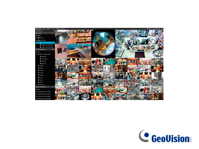 LICENCIA SOFTWARE GEOVISION GV-VMS 16 CANALES ONVIF TERCEROS DONGLE USB