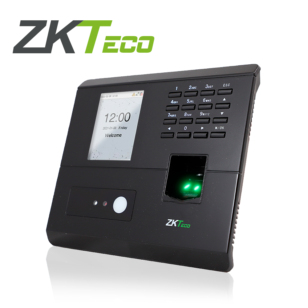 CONTROL DE ASISTENCIA Y ACCESO ZKTECO MB10-VL POR RECONOCIMIENTO FACIAL VISIBLE LIGHT ALMACENA HASTA 100 ROSTROS / 500 H