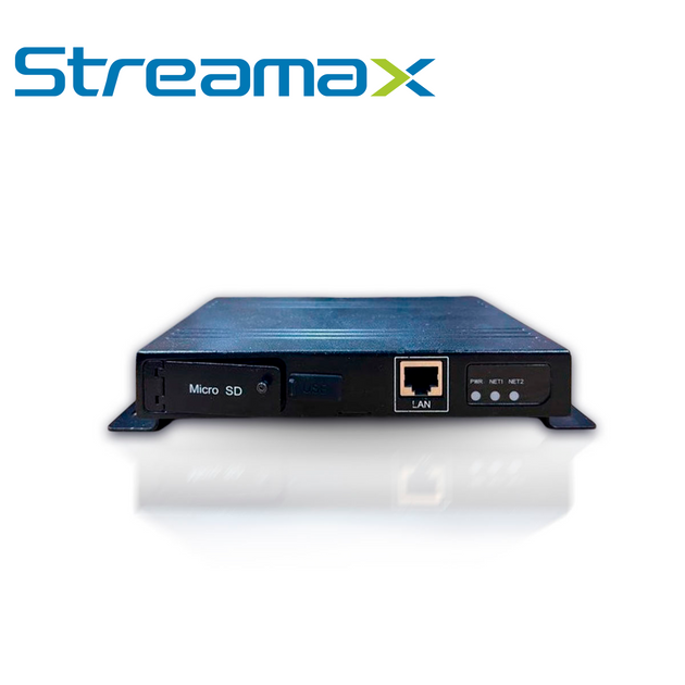 TERMINAL DE REPRODUCCION DE ARCHIVOS MULTIMEDIA STREAMAX MIMS100 / CONECTOR 5557-4PIN / 2 SLOT MICRO SD / CONECTOR RS485