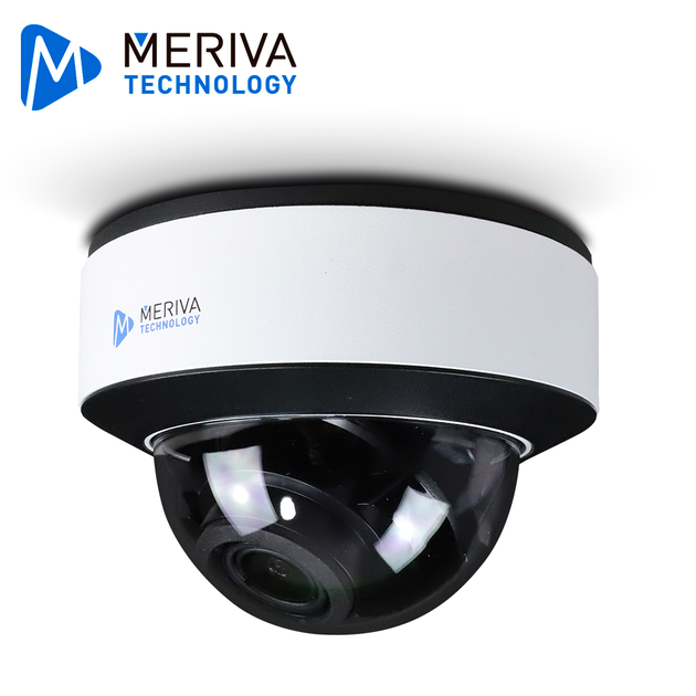 CAMARA IP DOMO MERIVA TECHNOLOGY MVD-EB600ZA / 6MP / H.265+ / LENTE MOTORIZADO 2.8 - 12MM / 30 - 50M IR / IP67 / IK10 / 