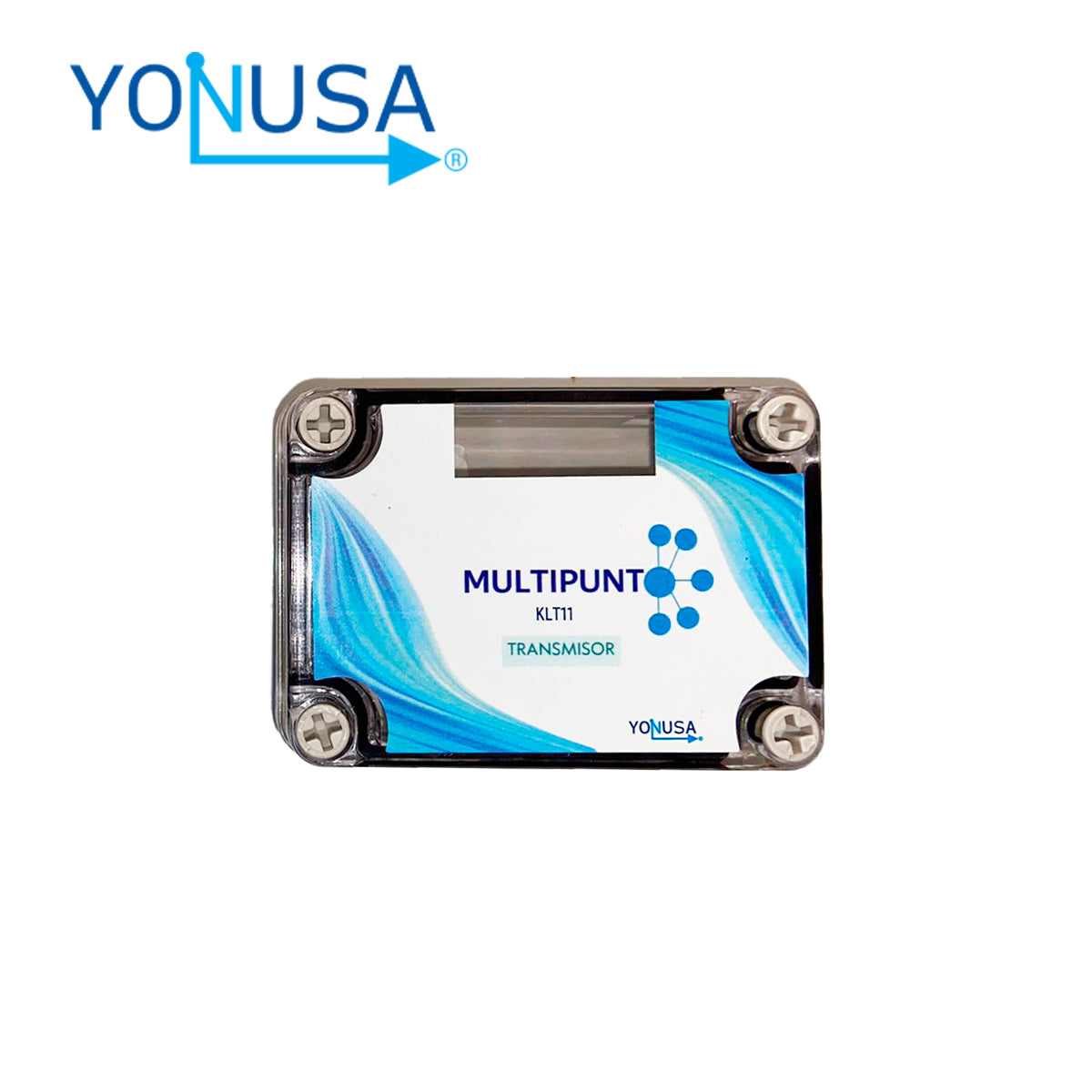 TRANSMISOR PARA SOLUCION MULTIPUNTO YONUSA KLT11. ALCANCE APROXIMADO 1000 M. SOBRE LINEA DE VISTA, FRECUENCIA DE 915MHZ,