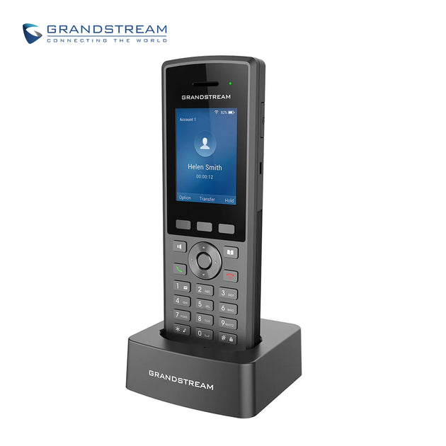 TELEFONO IP WIFI DOBLE BANDA GRANDSTREAM WP825 2.4GHZ Y 5GHZ / 2 CUENTAS SIP 2 LINEAS / BLUETOOTH INTEGRADO / IP67 RESIS