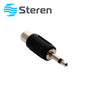 ADAPTADOR STEREN 251-122 HEMBRA (JACK) RCA A CONECTOR MACHO (PLUG) DE 3,5 MM ...